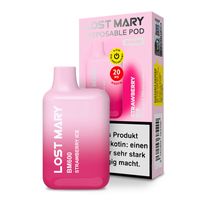 ELFBAR Lost Mary - Strawberry Ice 20mg Nikotin Lost Mary designed by ELFBAR - Geschmack Strawberry Ice - mit 20mg Nikotin