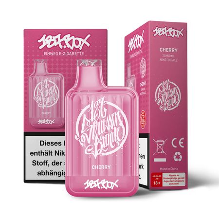 187 Box - Cherry 20mg/ml Nikotinsalz 187 Box - Cherry 20mg/ml Nikotinsalz