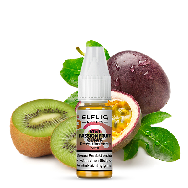 liquids wie elfbar Elfliq Liquid Kiwi Passion Fruit Guava - by Elf Bar Cherry elf bar liquid pods Farbe:Elfbar MAX Grün Elfbar Elf bar E-Shisha