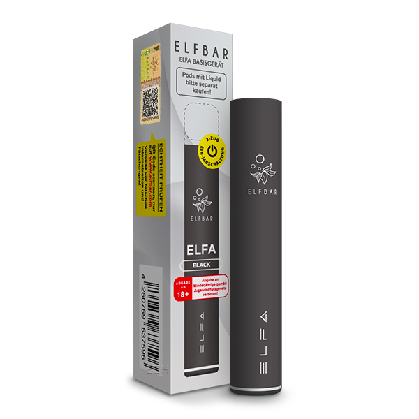 elfbar elfa kaufen Pod Kit 500 mAh Akku - Black elfliq elfa akkuträger Colour:Aurora Pink Pink Lemonade ELFBAR ELFA Refillable Pod