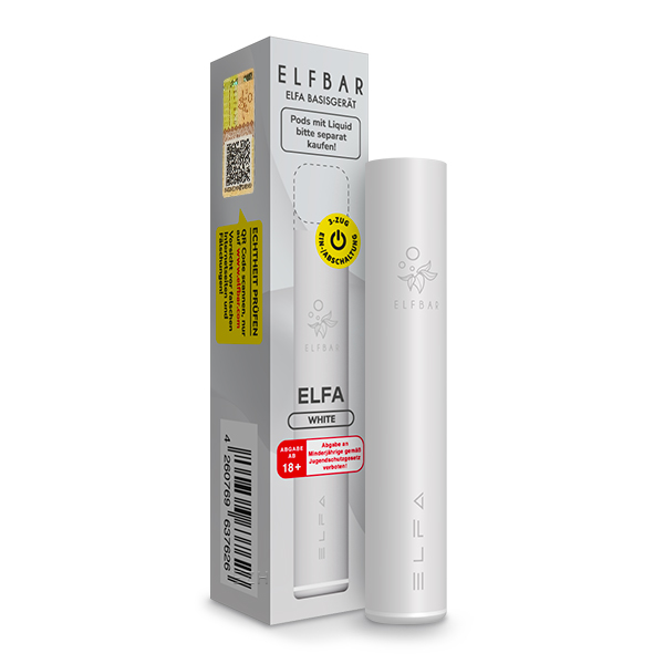 elfbar elfa wann voll geladen Pod Kit 500 mAh Akku - White elf bar elfa akku Elfbar Elfa Turbo Leerpods Replacement Pods Color:Meteor Grey