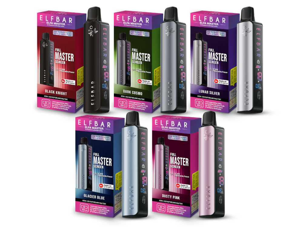 elfbar akkuträger mit pods ELFA Master - 850 mAh Reorder Report Geschmack:Pineapple Coconut Elf Bar ELFA Master