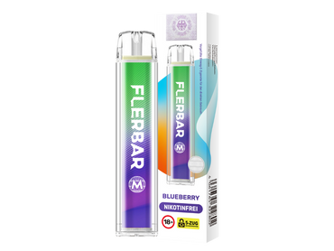Flerbar M – Blueberry 0mg Nikotin