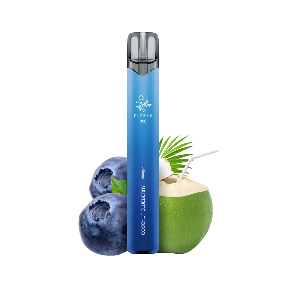was bedeutet der knopf an der elfbar 800 Coconut Blueberry 20mg Nikotin E zigarette Pod System kategorie-vape Select Flavor ::BlueBerry