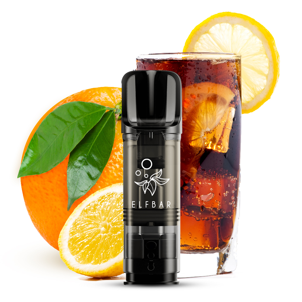 elfbar akkuträger orange ELFA Cola & 20mg Nikotin 2er Pack watermelon elfbar pods E-Liquid-Geschmack:Blueberry Sour Raspberry ELFBAR ELFX Pro -