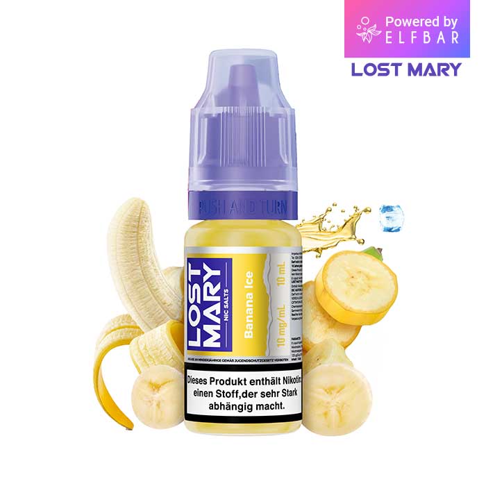 elfbar banane liquid LOST MARY (NicSalt) Banana Ice 10ml elf bar pods geschmack SMOK Priv Bar Turbo Freebase Flavour:Watermelon BG