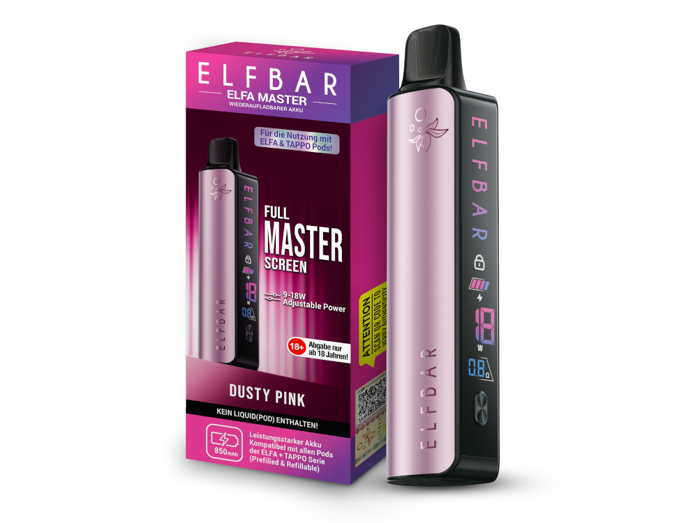 elfbar master funktioniert nicht mehr Paket] ELFA - 850 mAh - Dusty Pink elfbar master anleitung ELFA Leerpods & ELFX Flavour_Fruit Geschmack:Coconut Blueberry