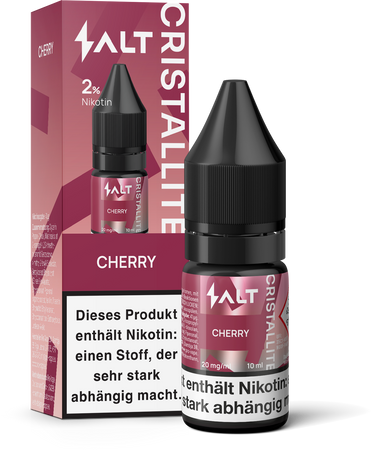 Salt Cristallite Liquid 10ml - Cherry - 20mg/ml Nikotinstärke