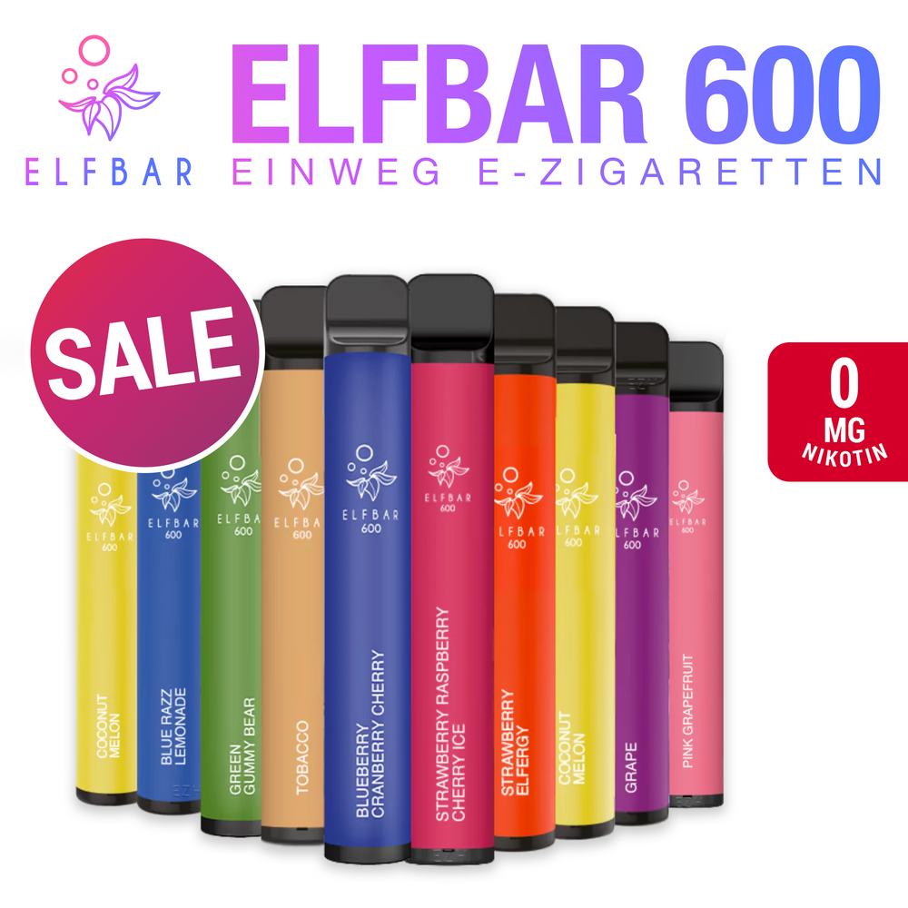 elfbar 600 0 Paket] - Nikotinfrei - Alle Sorten output power:Up To 100W vape nikotinfrei aufladbar Flavour:Mad Blue Elfbar Elfa Pods Golden