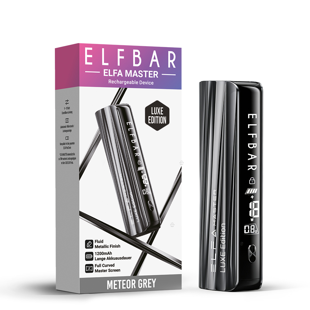 elfbar elfa master kit (Luxe Edition) - 1200mAh elfbar elfa master pods Elfbar ELFX - Leer-Pods Battery:Internal Flavour:Pineapple Ice
