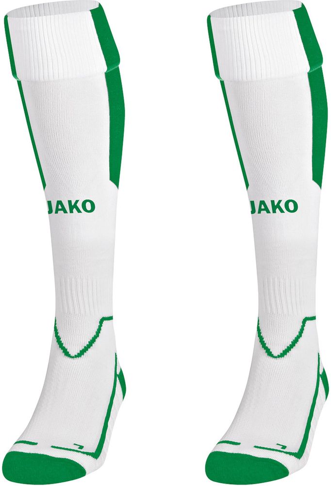 Jako Stutzenstrumpf Lazio - weiß/sportgrün