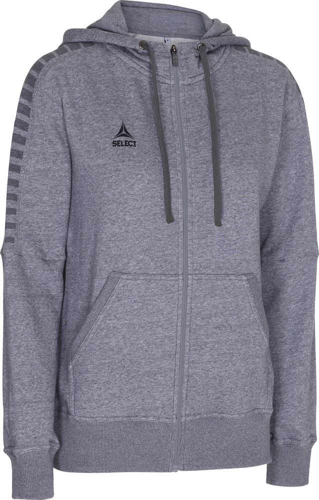 Select Torino Kapuzen-Sweatjacke Damen - grau