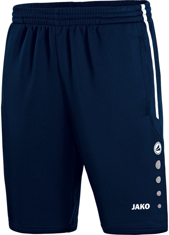 Jako Trainingsshort Active - marine/weiß