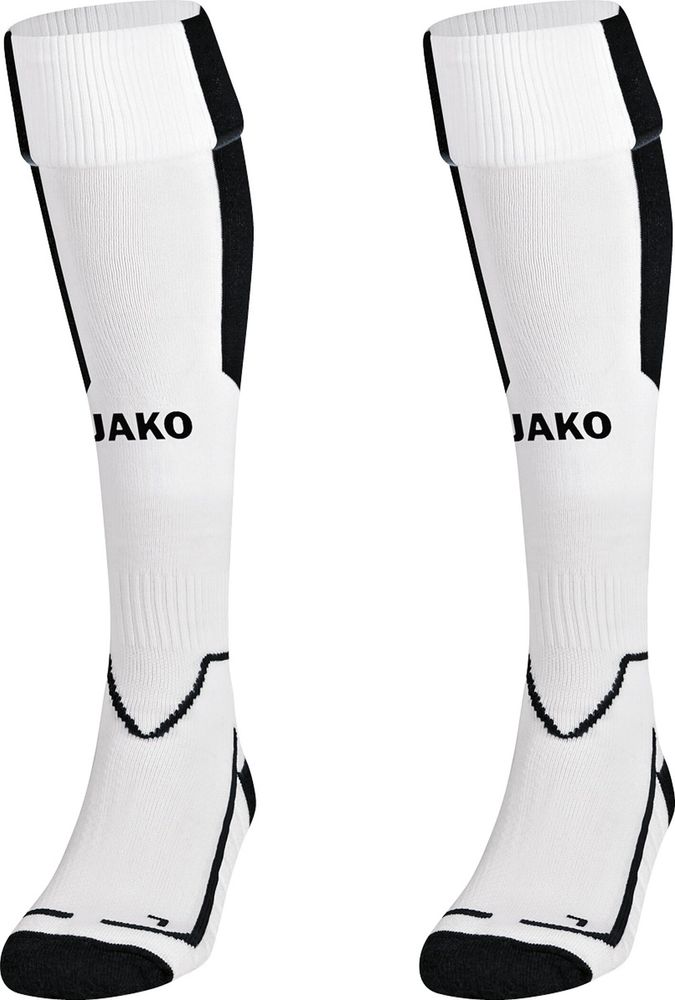 Jako Stutzenstrumpf Lazio - weiß/schwarz