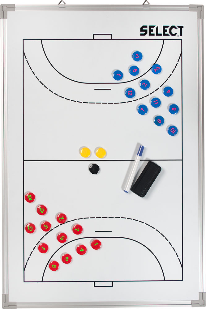 Select Taktiktafel Aluminium Handball - Weiß - Zubehör-Geräte-Unisex