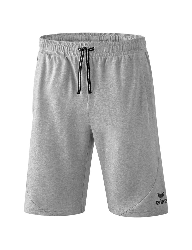 Erima Essential Sweatshorts - light greymelange/black