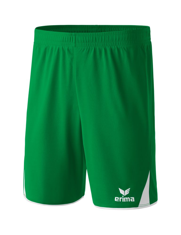 Erima Classic 5-C Shorts With Inner Slip - smaragd/white
