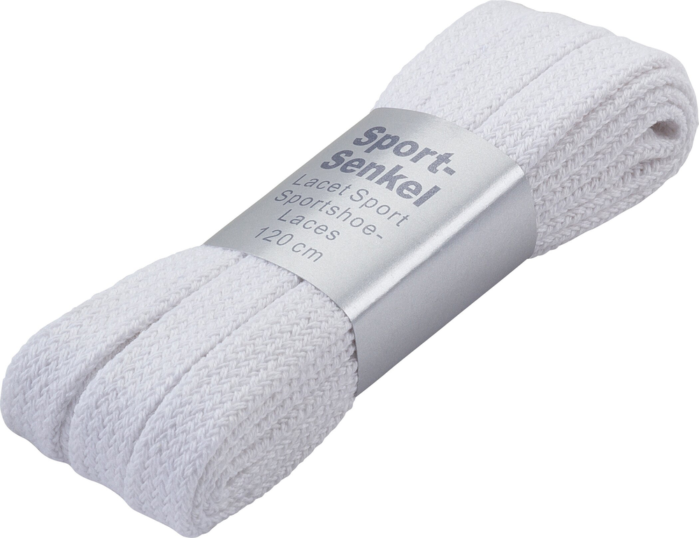 Pro Touch Schnürsenkel 120 Cm Flach Schmal - weiss000