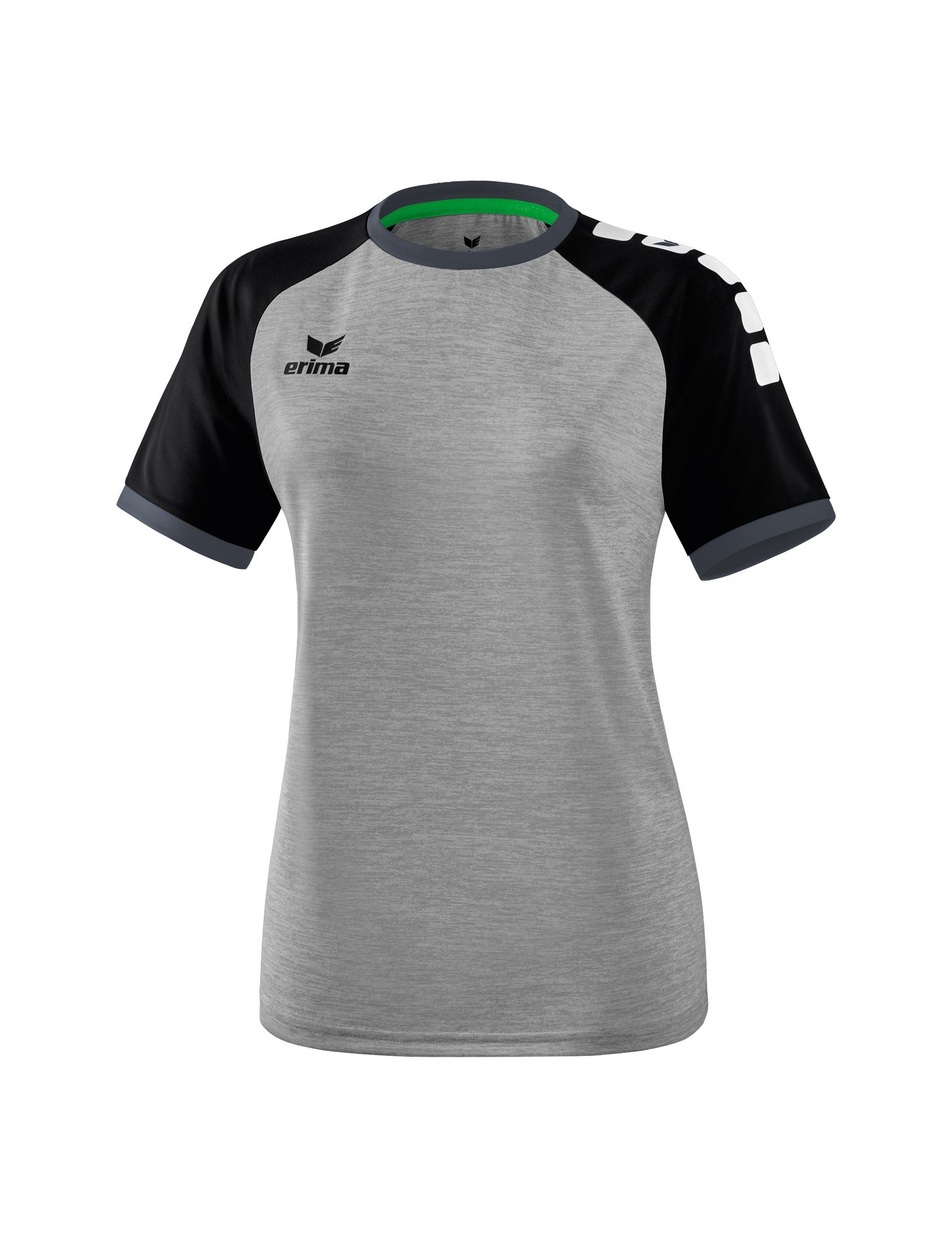 Erima Zenari 3.0 Jersey Shortsleeve - grey-melange/black/dark grey