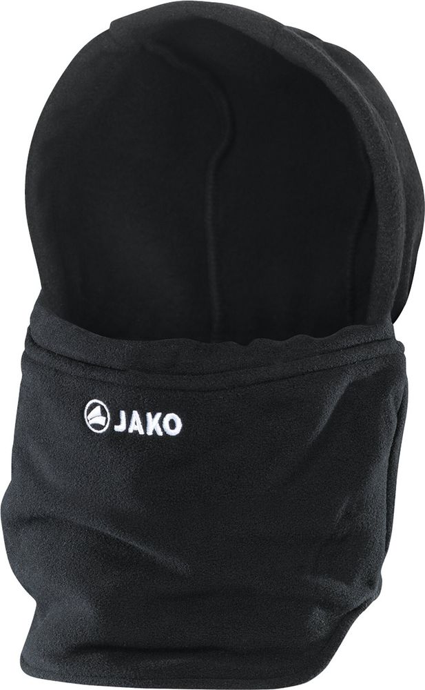 Jako Neckwarmer Mit Mütze - schwarz