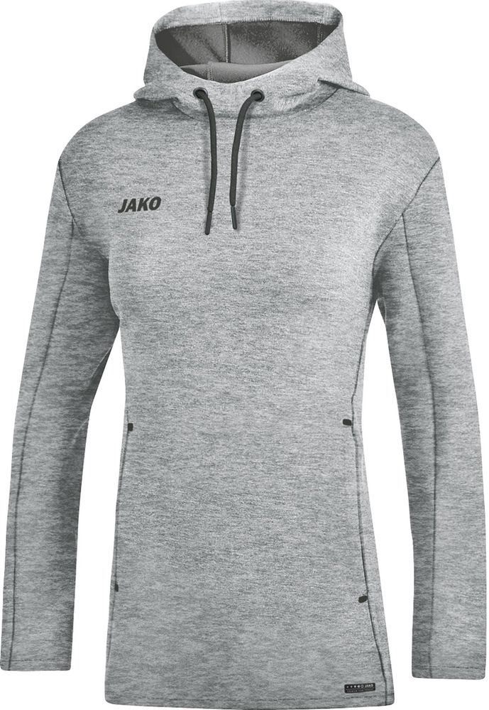 Jako Kapuzensweat Premium Basics - hellgrau meliert