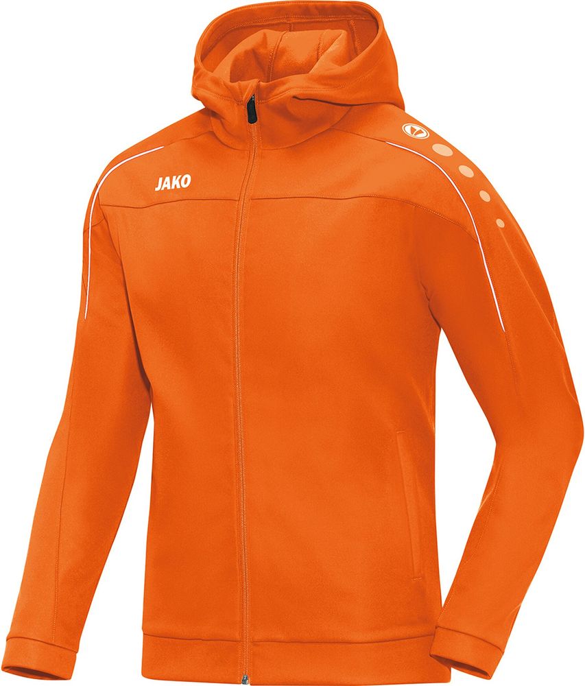 Jako Kapuzenjacke Classico - neonorange
