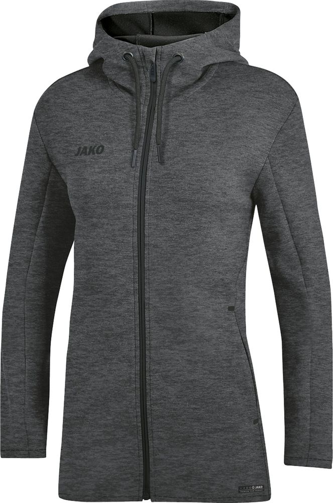 Jako Kapuzenjacke Premium Basics - anthrazit meliert