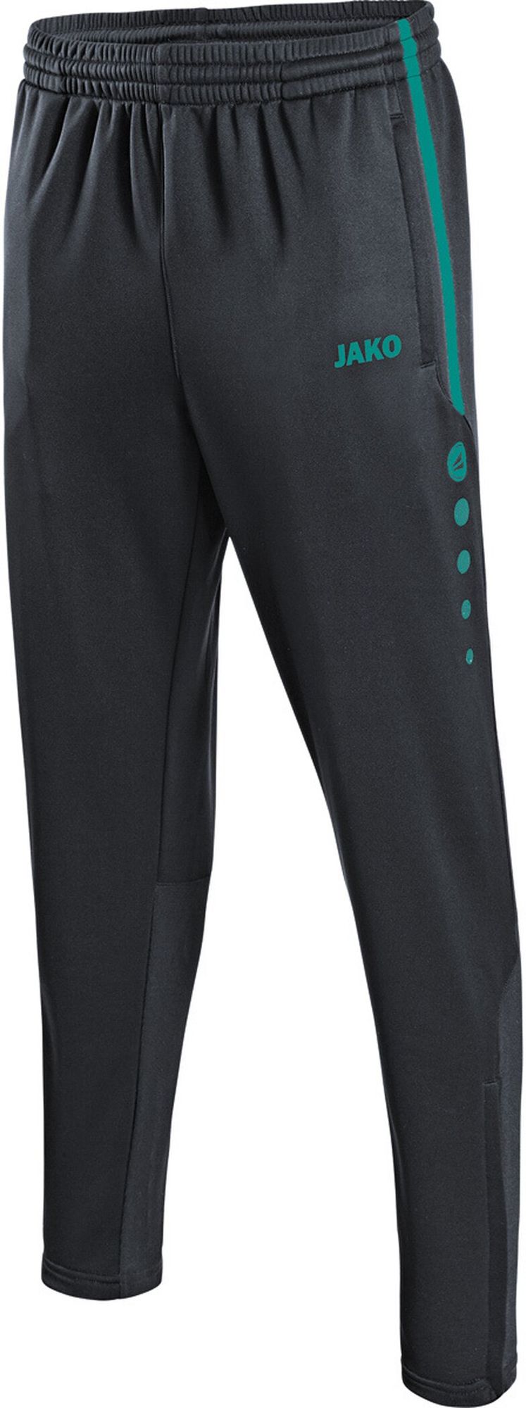 Jako Trainingshose Active - anthrazit/türkis