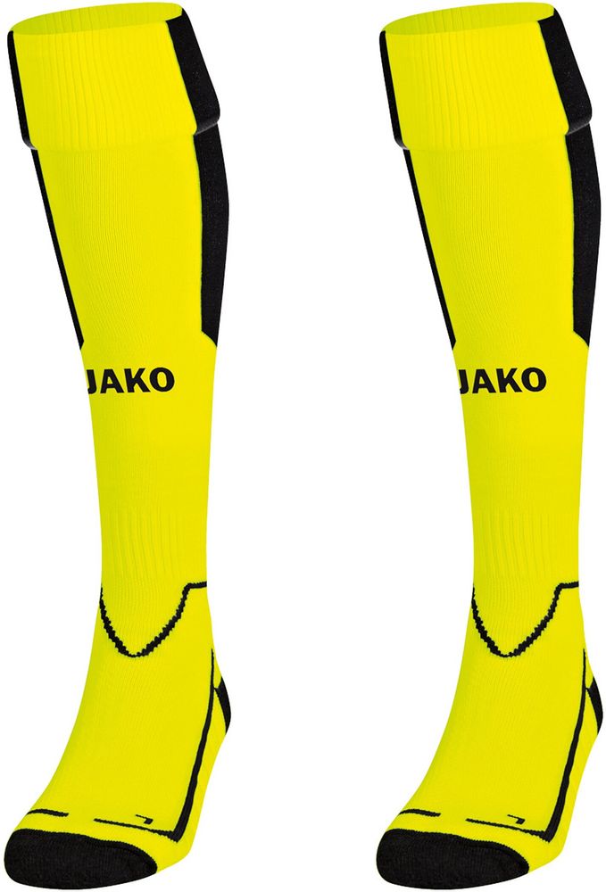 Jako Stutzenstrumpf Lazio - neongelb/schwarz