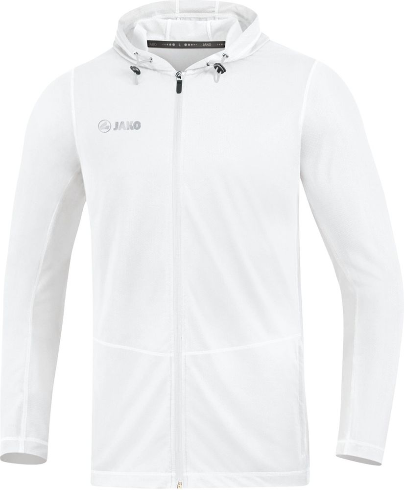 Jako Kapuzenjacke Run 2.0 - weiß
