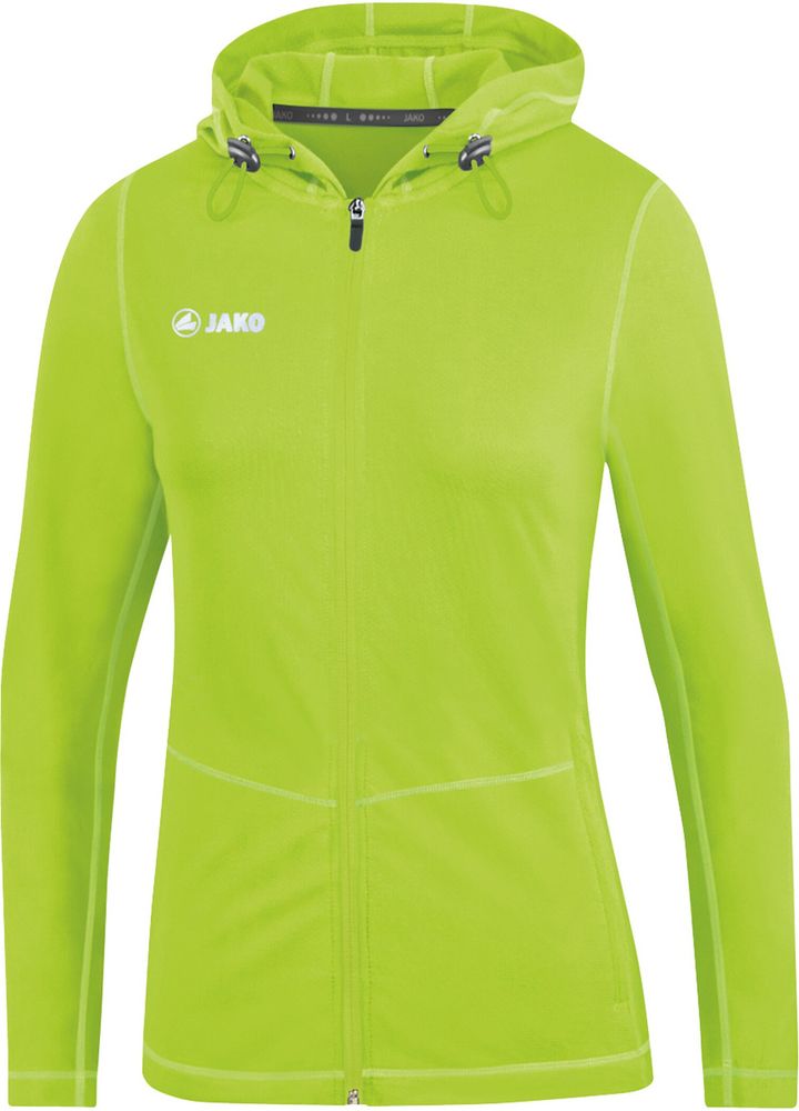 Jako Kapuzenjacke Run 2.0 - neongrün