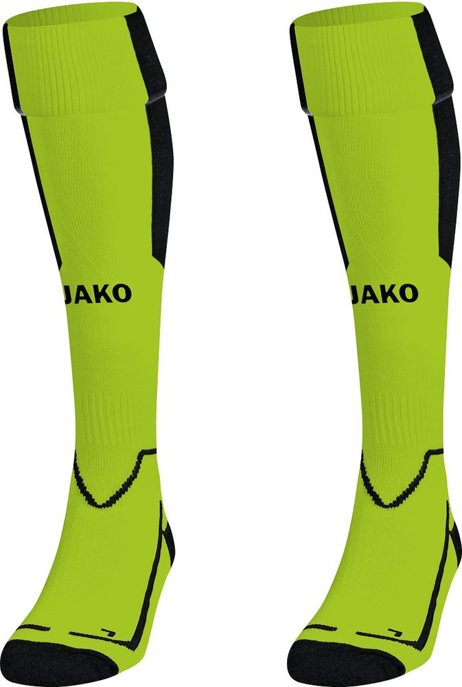 Jako Stutzenstrumpf Lazio - neongrün/schwarz