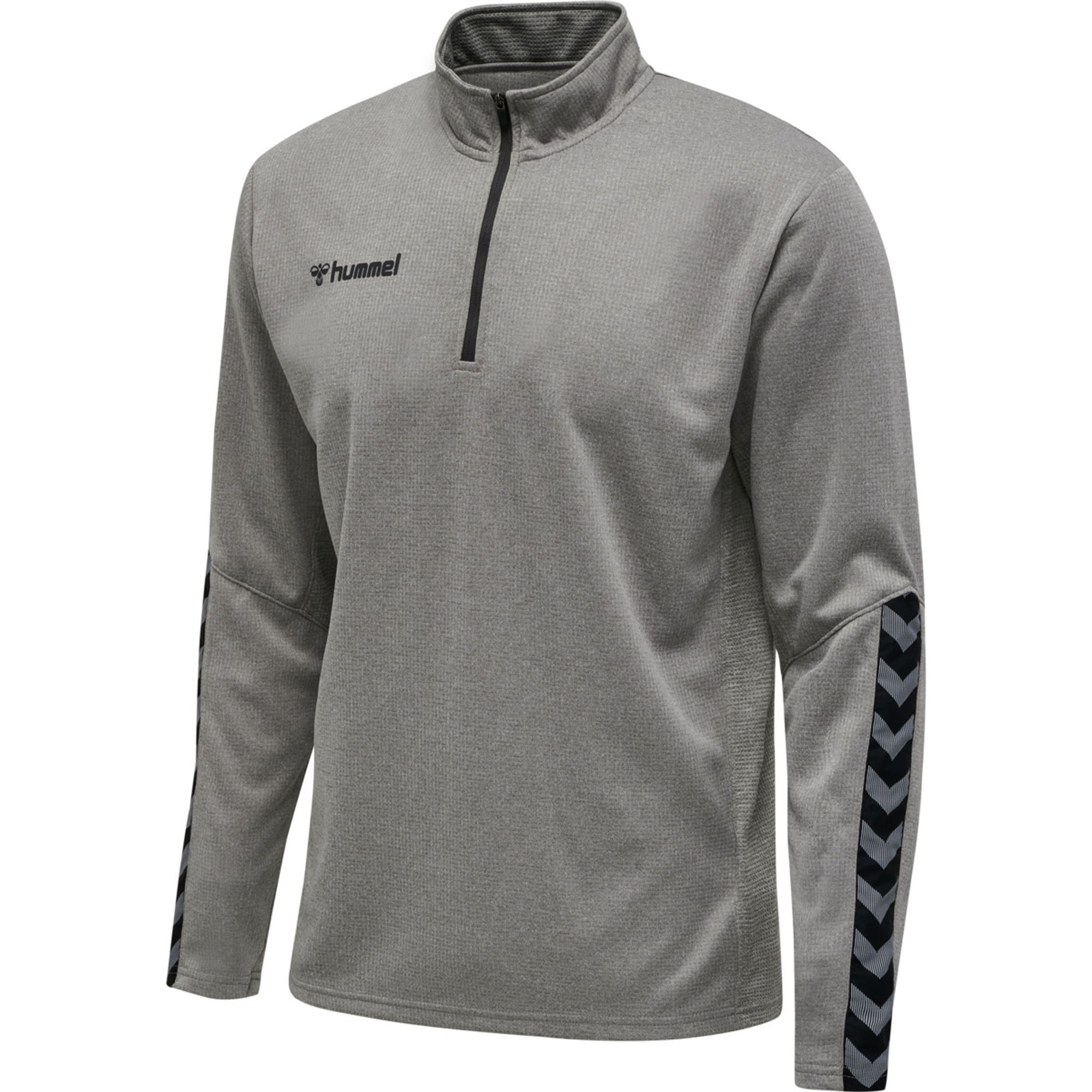 Hummel Hmlauthentic Half Zip Sweatshirt - grey melange