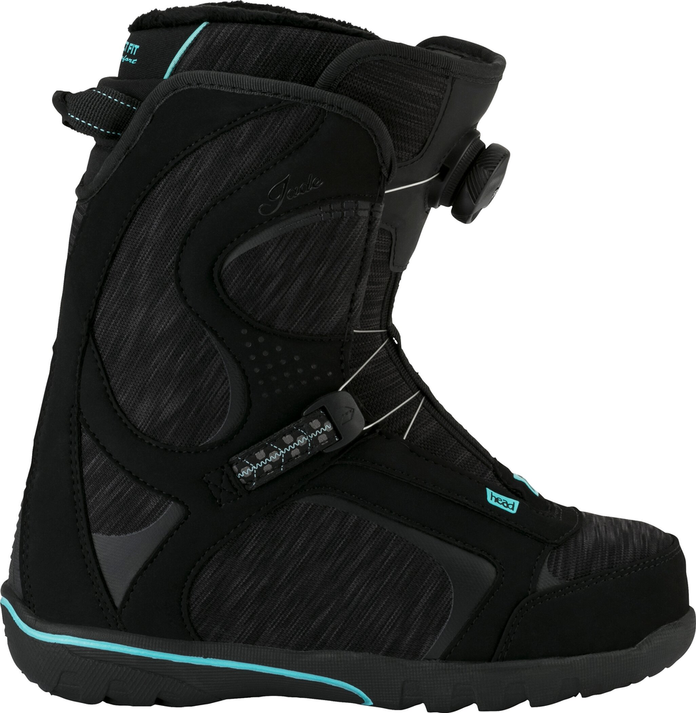HEAD Damen Jade LYT BOA Snowboard-Schuh, Schwarz/Türkis
