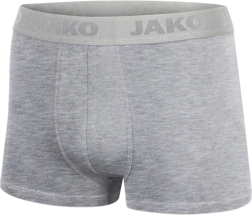 Jako Boxershort Premium 2Er Pack - grau meliert