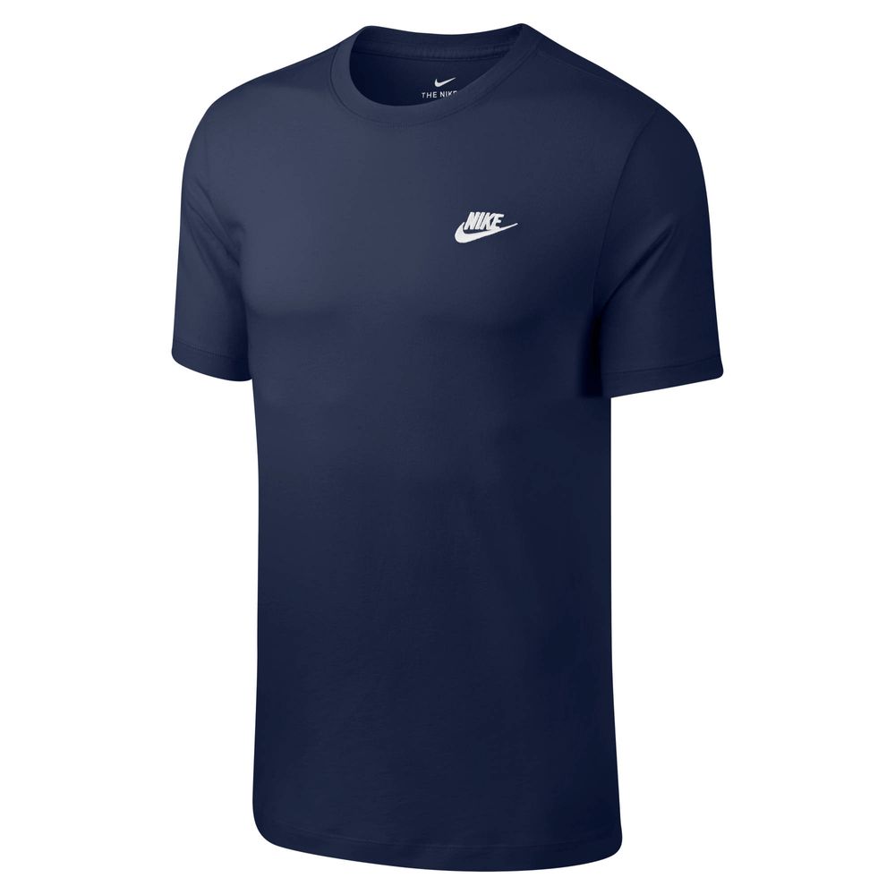 Nike Sportswear Club Herren-T-Shirt - Midnight Navy / White