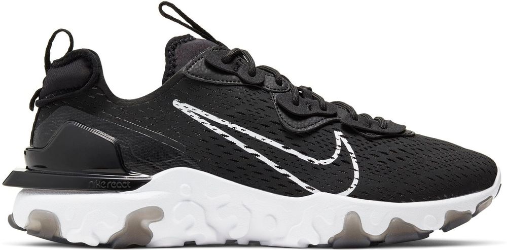 Nike Herren Sneaker Freizeitschuhe Nike React Vision black/white