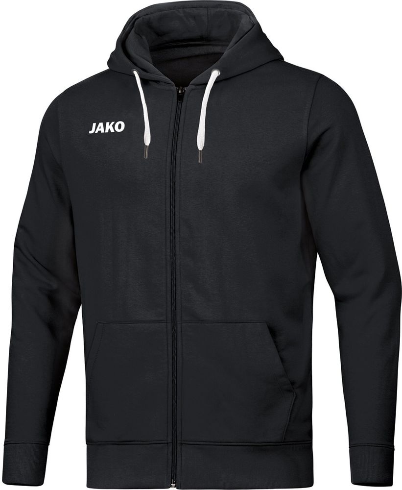 Jako Kapuzenjacke Base - schwarz