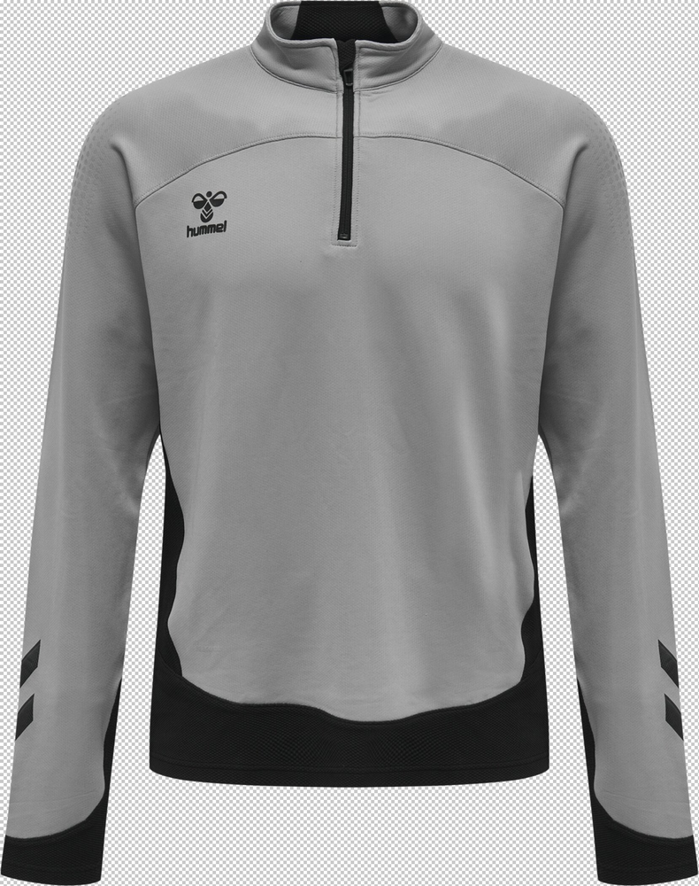 Hummel Hmllead Half Zip - grey melange