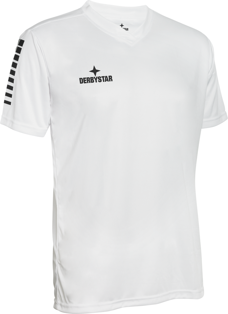 Derbystar Sp-Trikot Contra Kurz - weiss/sw