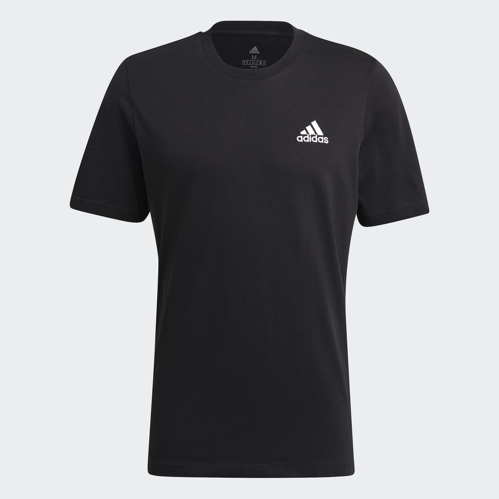 adidas Herren Essentials Embroidered Small Logo T-Shirt