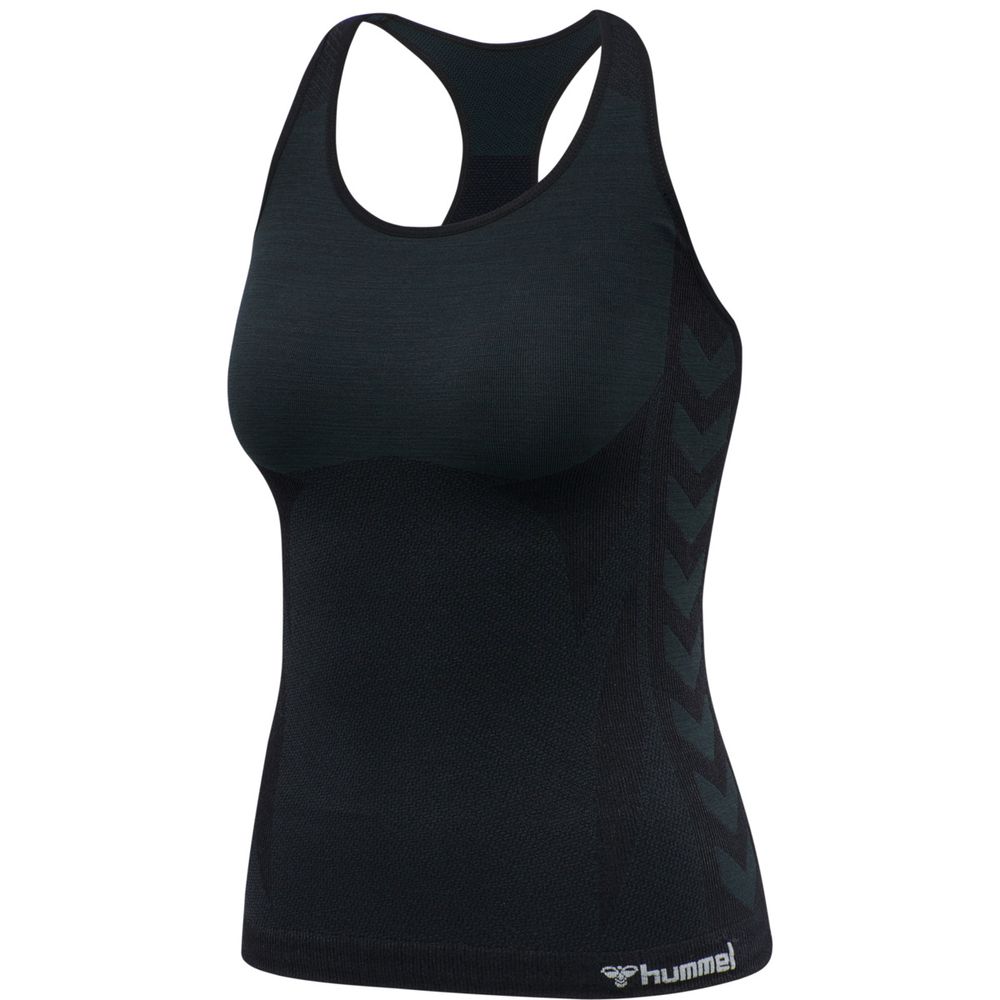 Hummel Hmlclea Seamless Top - black melange