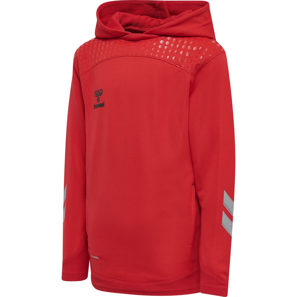 Hummel Hmllead Poly Hoodie Kids - true red