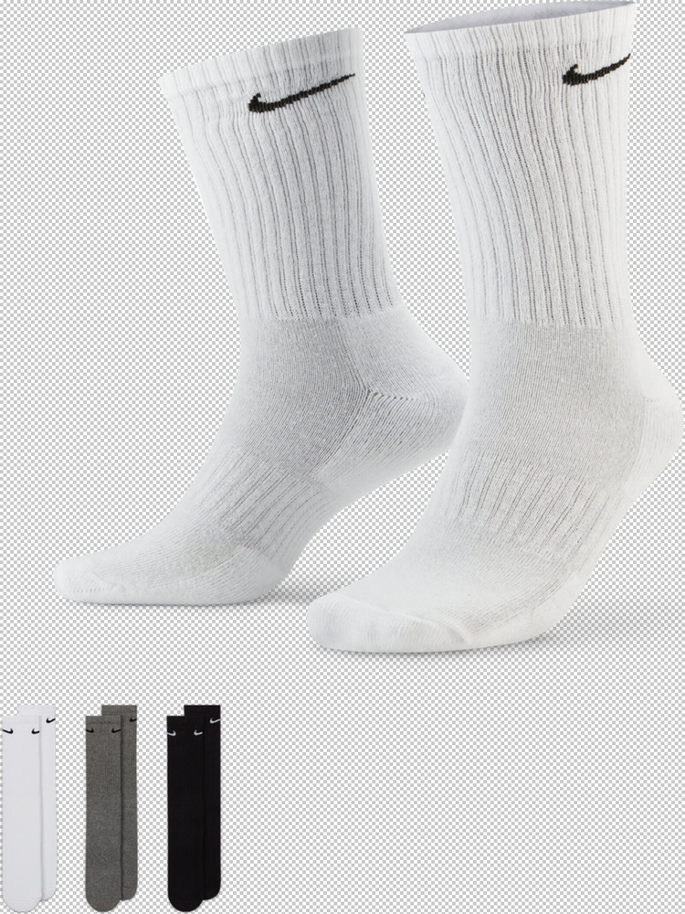 Nike Everyday Cushioned Crew-Trainingssocken (3 Paar)