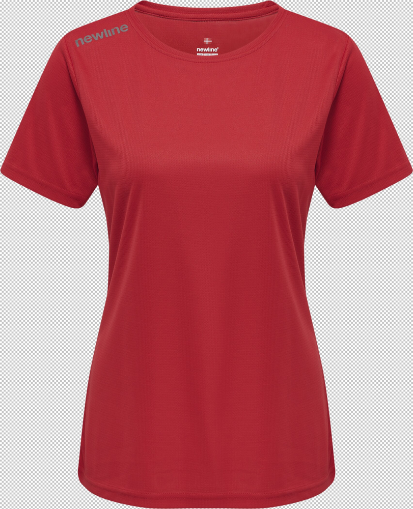 newline Women Core Functional T-Shirt S/S - tango red