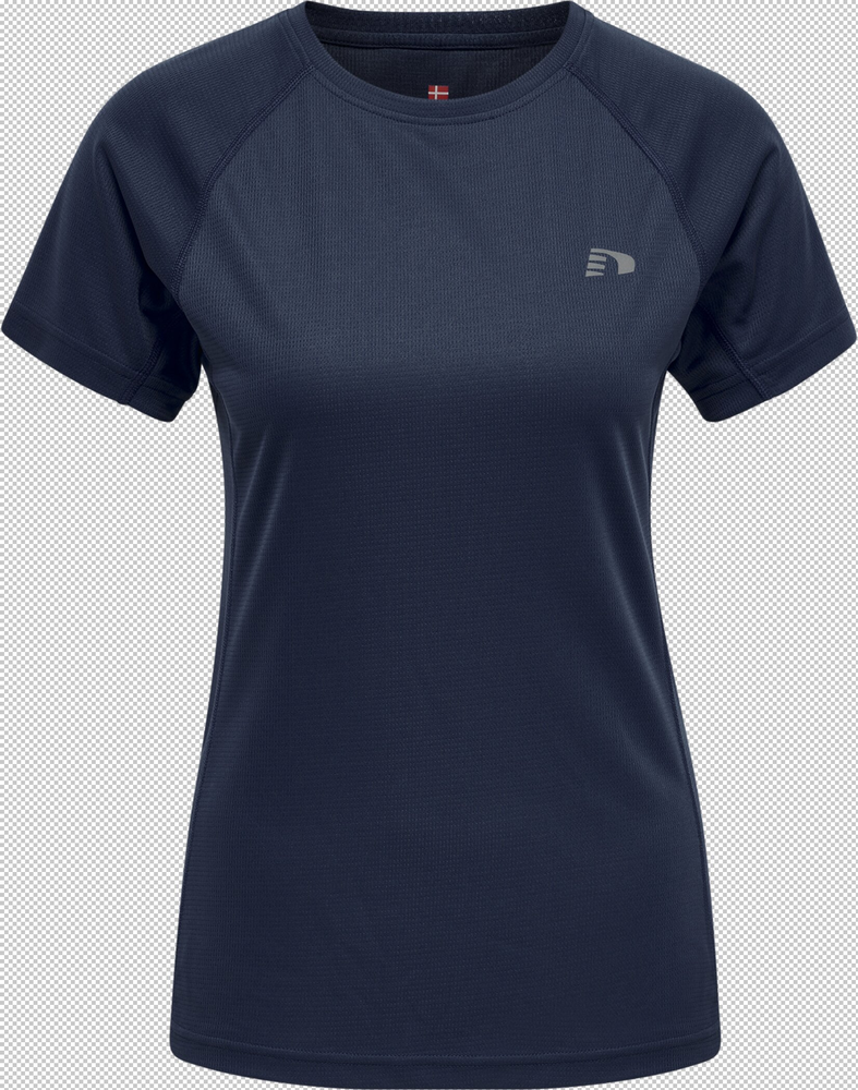 newline Women Core Running T-Shirt S/S - black iris