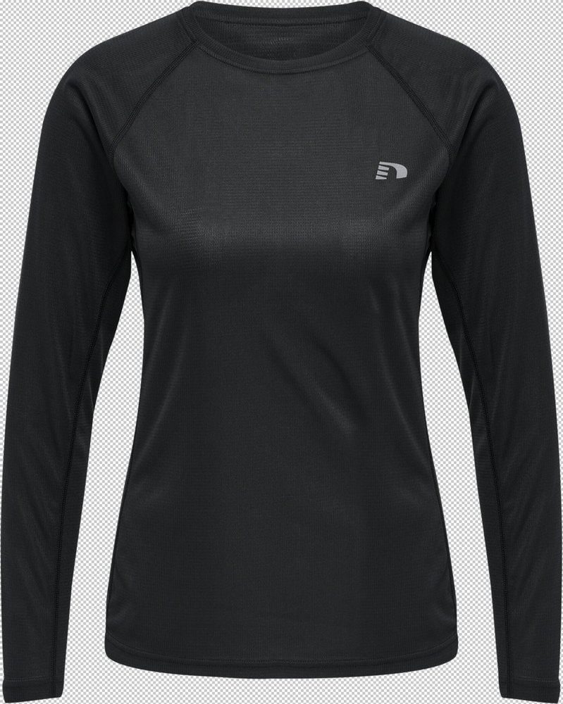newline Women Core Running T-Shirt L/S - black