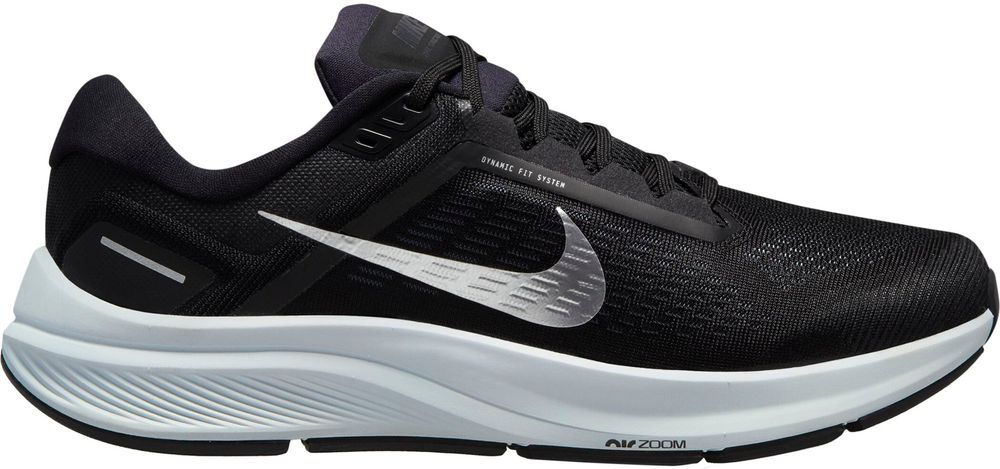 Nike Herren Laufschuhe Nike Air Zoom Structure 24 black/metallic silver