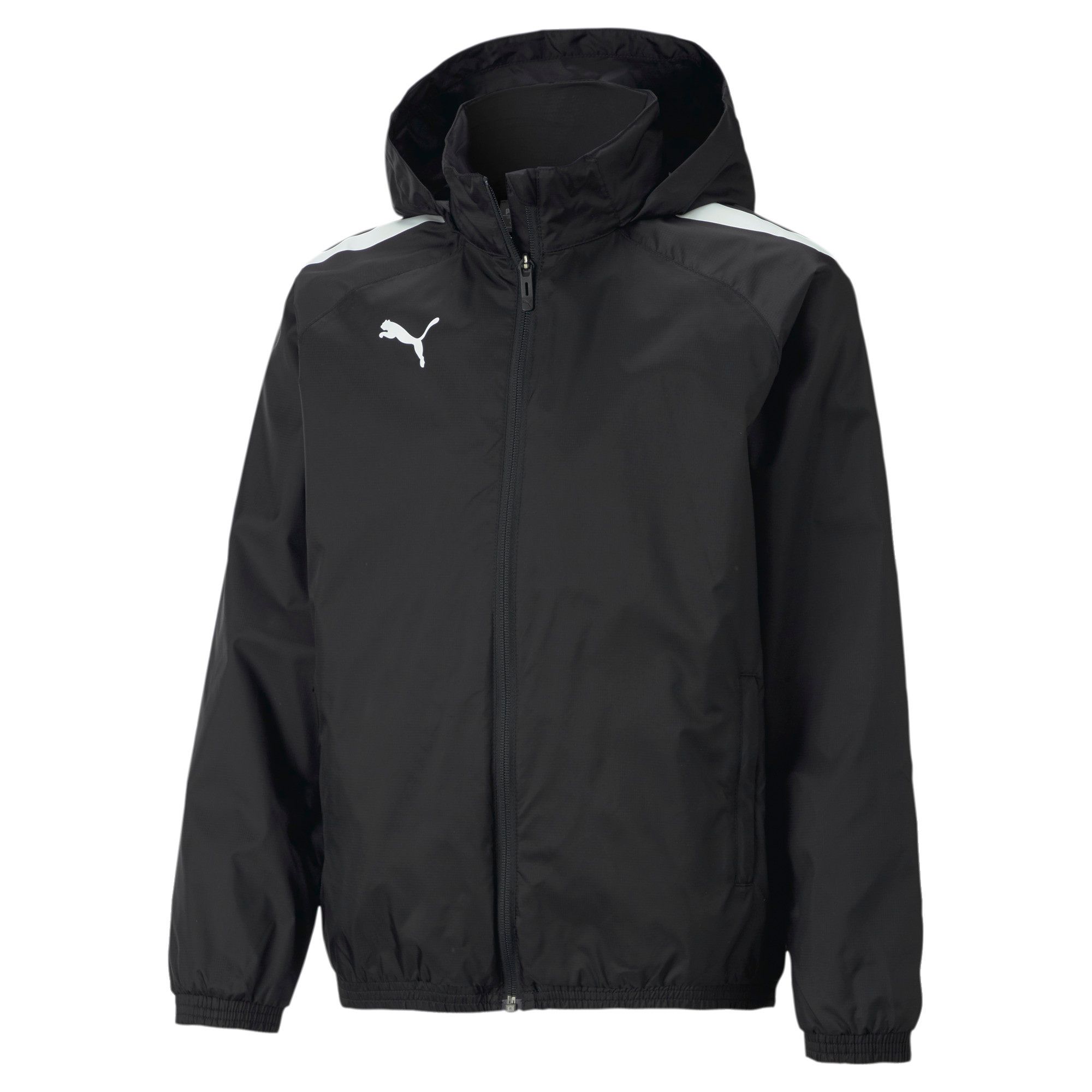 Puma teamLIGA All Weather Jacke Jr - schwarz