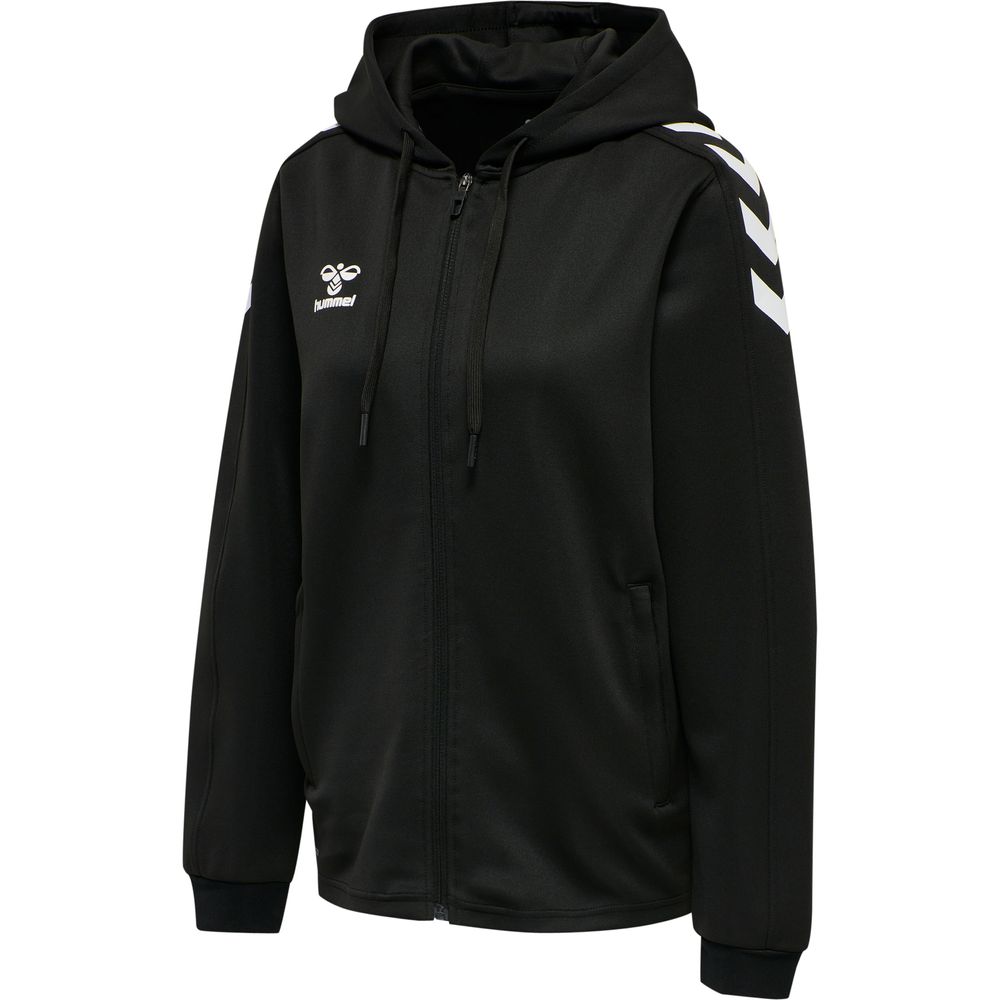 Hummel Hmlcore Xk Poly Zip Hood Sweat Woma - black